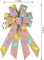 Easter Wreath Bows, Brown Easter Rabbits Pattern Burlap Bows for Wreaths - Easter Decor Burlap Tree Topper Bows for Holiday Front Door Wreath Decorations Indoor Outdoor